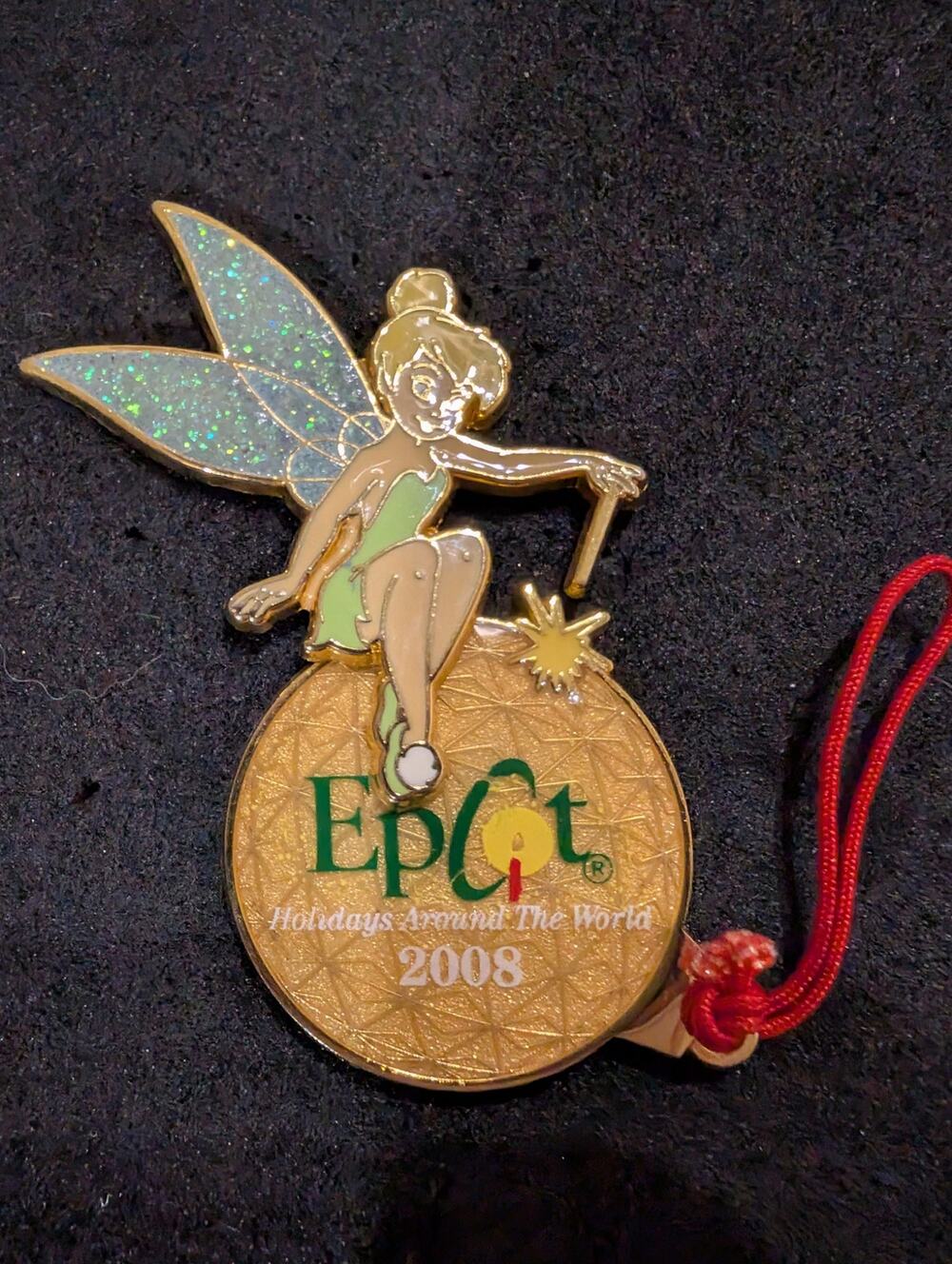 WDW Epcot Holidays Around The World 2008 Tinker Bell from PeterPan LE Disney Pin